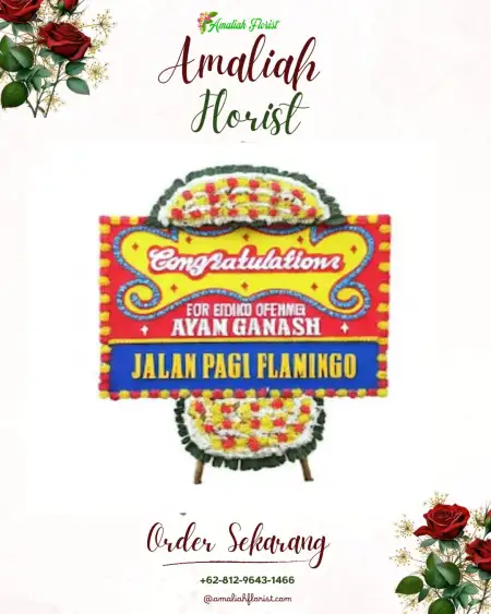 Sewa Papan Bunga Karangwage